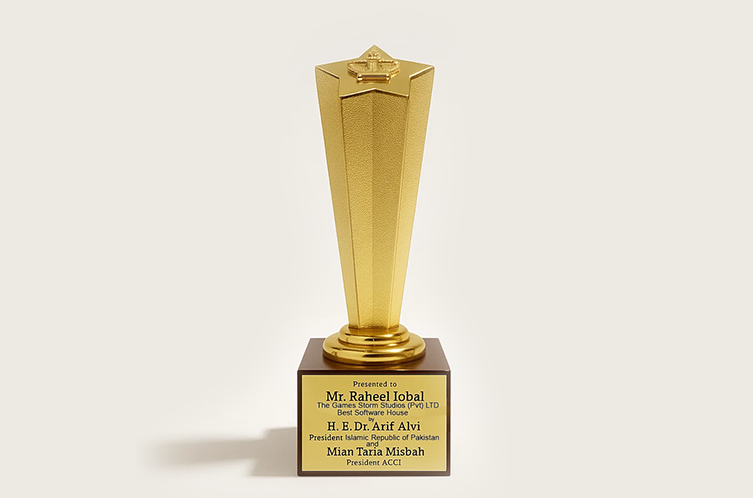 Presidential Award for Pakistan's Best Software House, The Game Storm Studios 2021